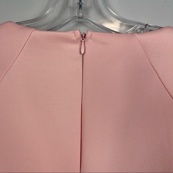 Lovers + Friends Geneva Flare Scuba Mini Dress REVOLVE Light Pastel Pink Small S - Picture 11 of 15